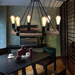 Ljuskrona Pendel Light Mini Style Rustik Lodge Metal