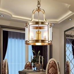 Pendellampor Crystal Mini Style Traditionell Klassisk Metall