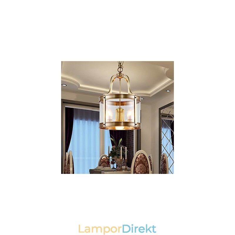Pendellampor Crystal Mini Style Traditionell Klassisk Metall
