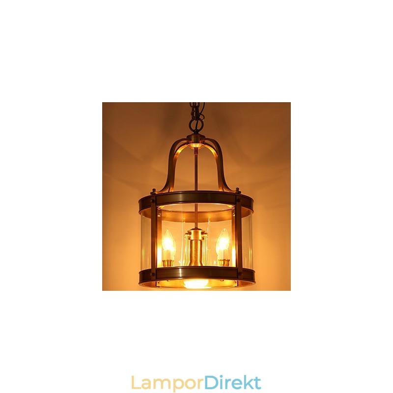 Pendellampor Crystal Mini Style Traditionell Klassisk Metall