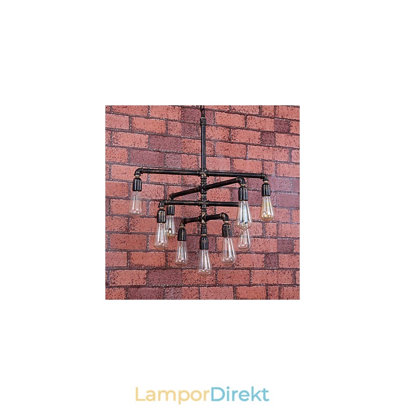 Vintage Målning Metal Flush Mount