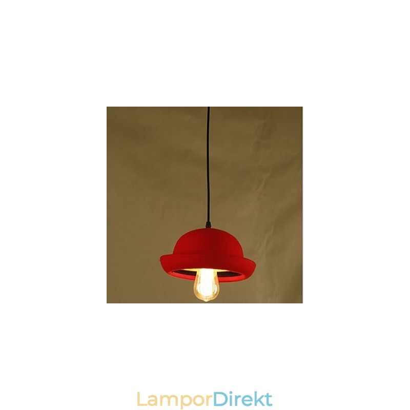 Hatthänge Cafe Design Svart Ljuskrona
