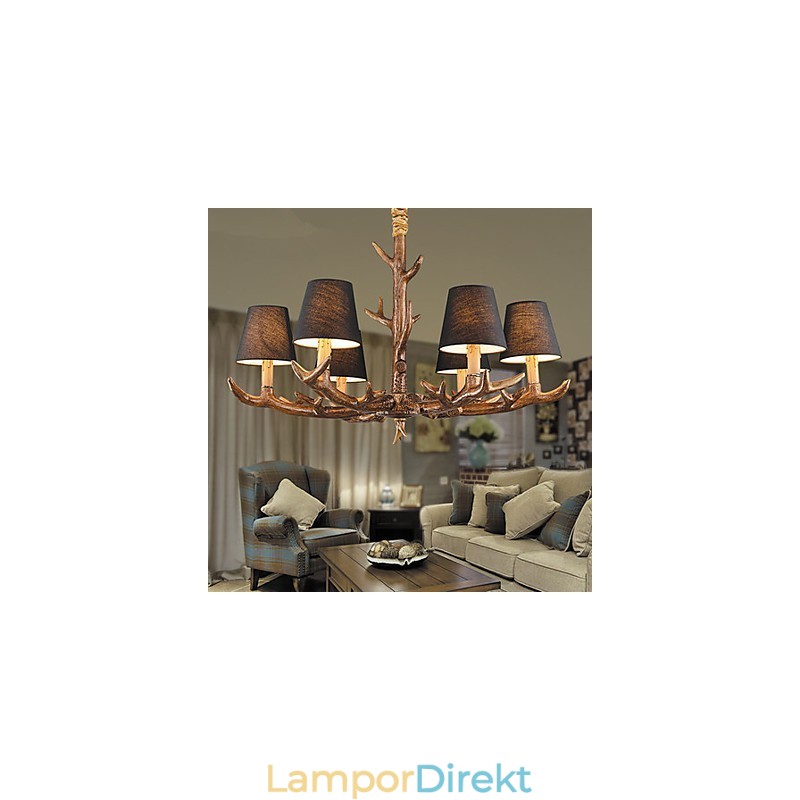 Ljuskrona Pendel Light Vintage Resin