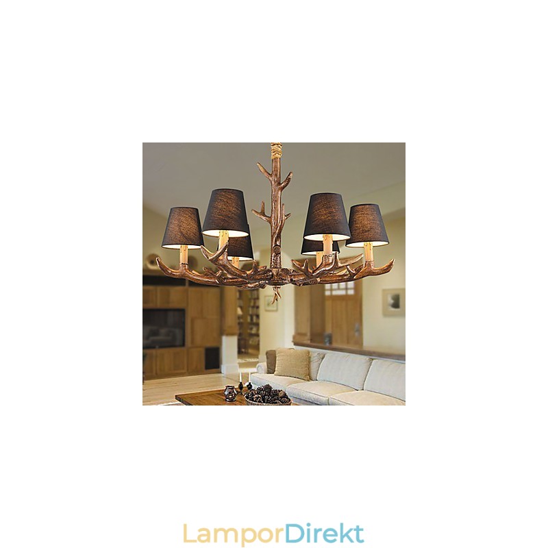 Ljuskrona Pendel Light Vintage Resin