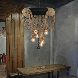 Pendellampor Mini Style Rustik Lodge Plast