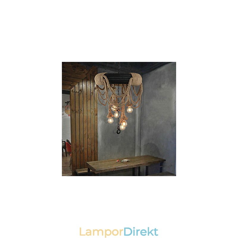 Pendellampor Mini Style Rustik Lodge Plast