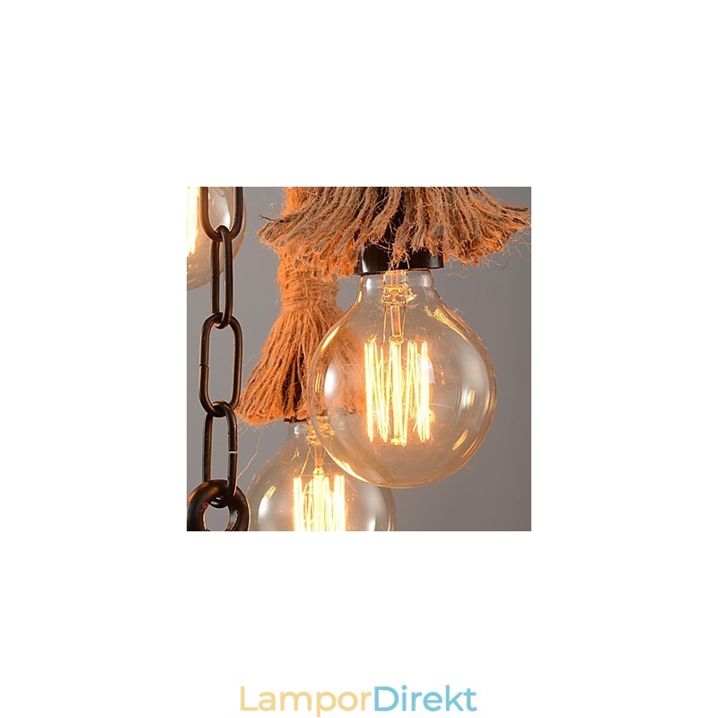 Pendellampor Mini Style Rustik Lodge Plast