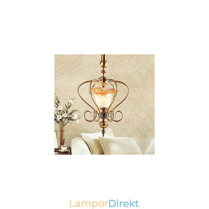 Pendellampor Mini Style Traditionell Klassisk Metall