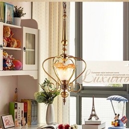 Pendellampor Mini Style Traditionell Klassisk Metall
