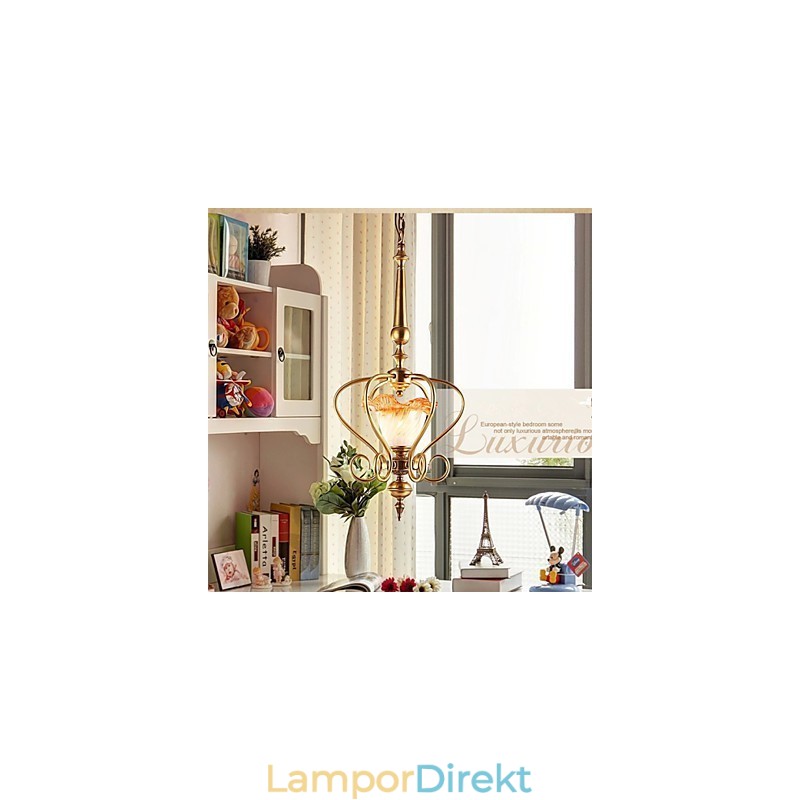 Pendellampor Mini Style Traditionell Klassisk Metall