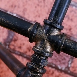 Vintage Målning Metal Flush Mount