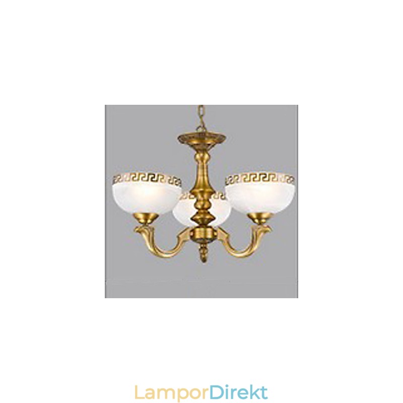 Hel Kopparlampa Marmor Matsal Original Modern Kopparljuskrona