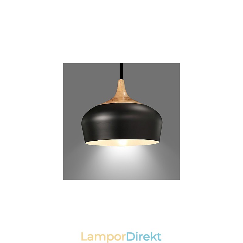 Vintage Retro Mini Stil Målning Metall Taklampa