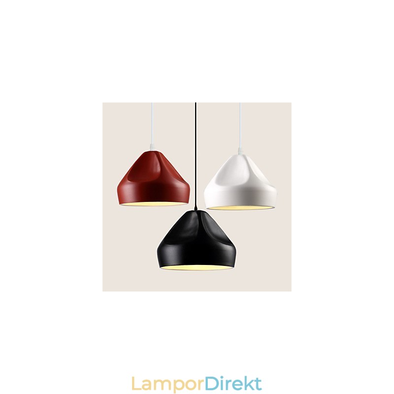 Vintage Retro Mini Stil Målning Metall Taklampa