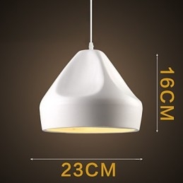Vintage Retro Mini Stil Målning Metall Taklampa
