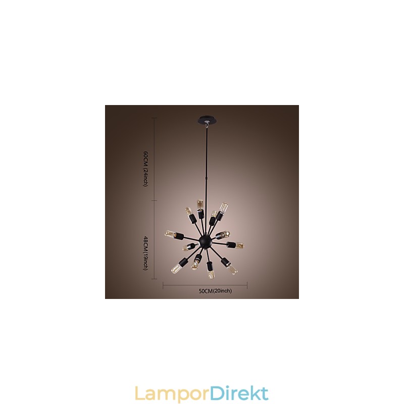 Avant Garde Järnkrona Med 12 Lampor