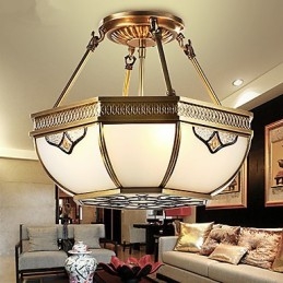 Pendellampor Crystal Mini Style Traditionell Klassisk Metall
