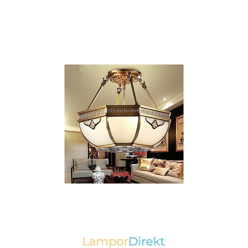Pendellampor Crystal Mini Style Traditionell Klassisk Metall