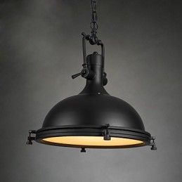 Industriell Enkel Hänglampa Dekorera Loftstil Vintage Metall Droppljus