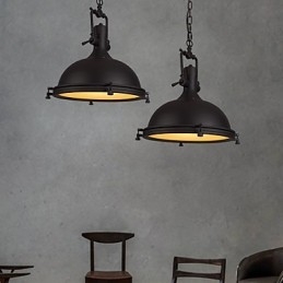 Industriell Enkel Hänglampa Dekorera Loftstil Vintage Metall Droppljus