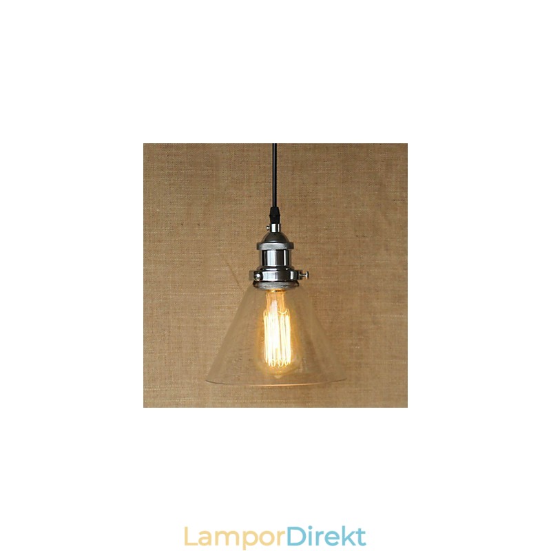 Traditionell Klassisk Vintage Retro Country Globe Taklampa