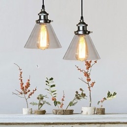 Traditionell Klassisk Vintage Retro Country Globe Taklampa