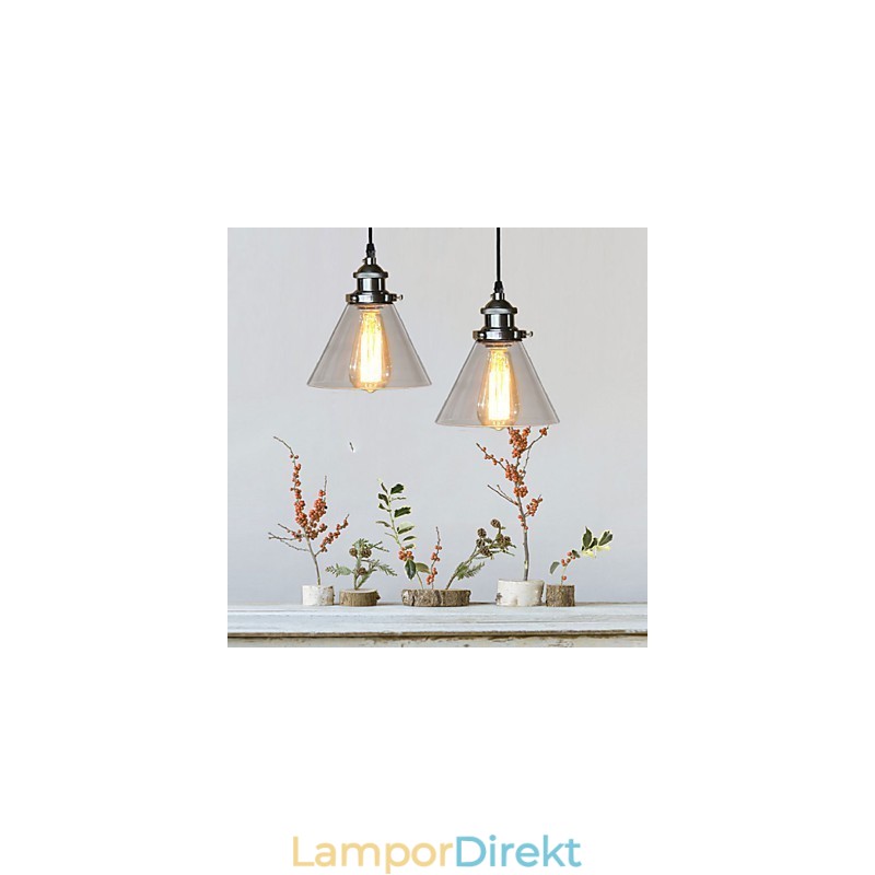 Traditionell Klassisk Vintage Retro Country Globe Taklampa