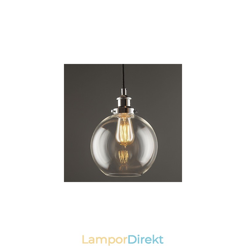 Traditionell Klassisk Vintage Retro Country Globe Taklampa