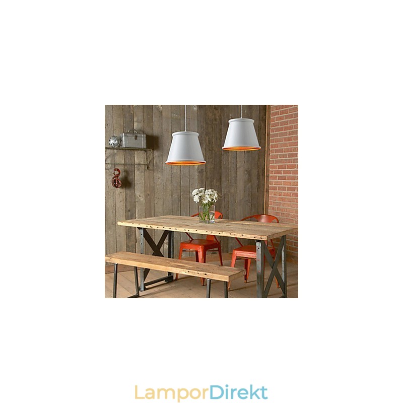 Klassisk Rustik Lodge Vintage Mini Stil Målning Metall Taklampa