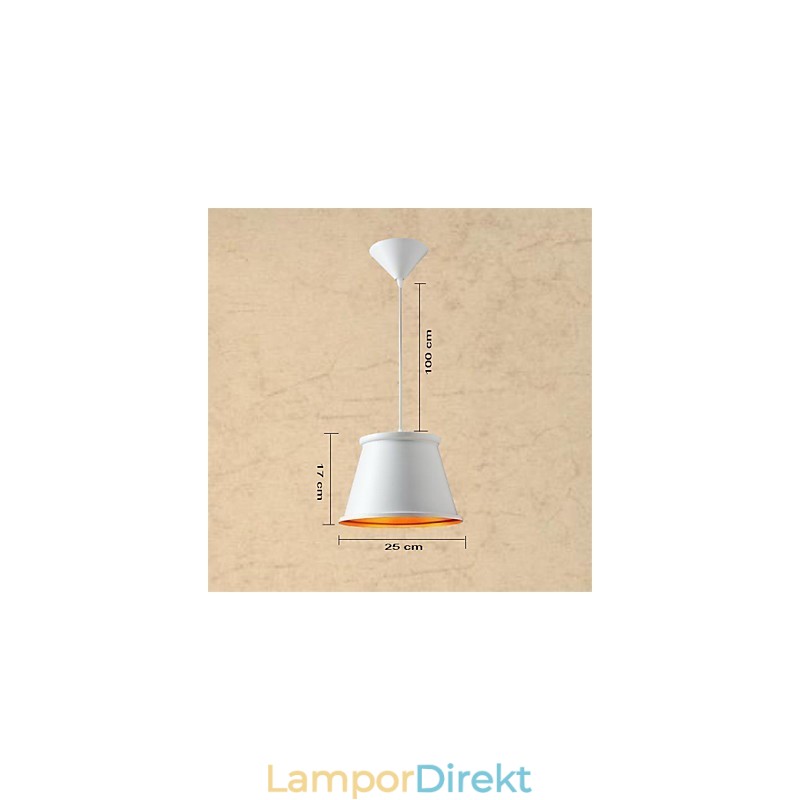Klassisk Rustik Lodge Vintage Mini Stil Målning Metall Taklampa