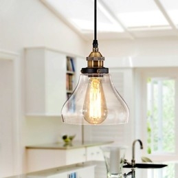Traditionell Klassisk Vintage Retro Country Globe Taklampa