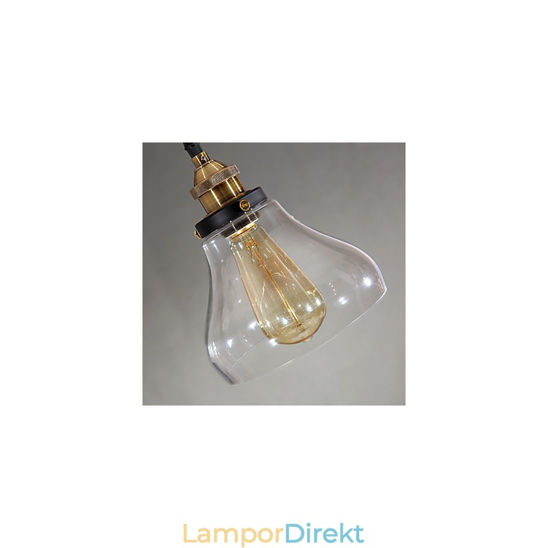 Traditionell Klassisk Vintage Retro Country Globe Taklampa