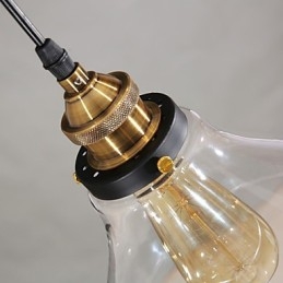 Traditionell Klassisk Vintage Retro Country Globe Taklampa