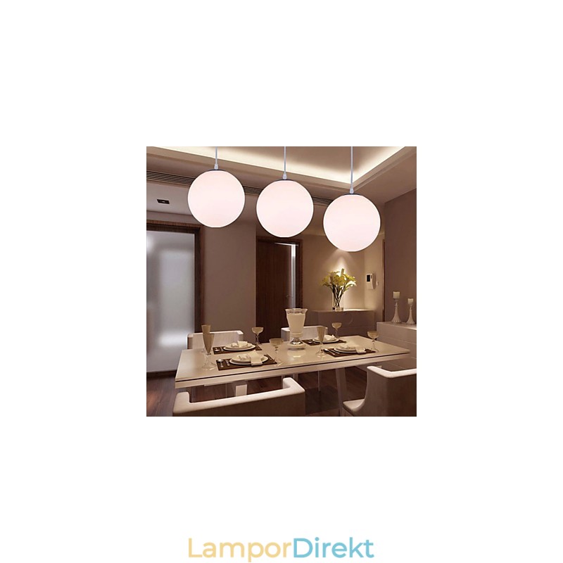 1 Lampor Contemporary Glass Pendel Light