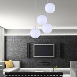 1 Lampor Contemporary Glass Pendel Light