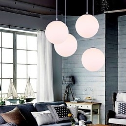 1 Lampor Contemporary Glass Pendel Light