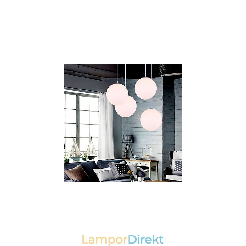 1 Lampor Contemporary Glass Pendel Light