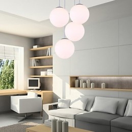 1 Lampor Contemporary Glass Pendel Light