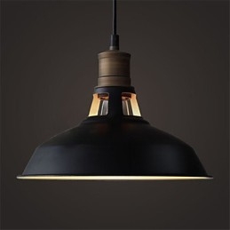Industriell Vintagen Mini Metall Taklampa 1 Ljus Flerfärgad Tillval