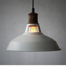 Industriell Vintagen Mini Metall Taklampa 1 Ljus Flerfärgad Tillval