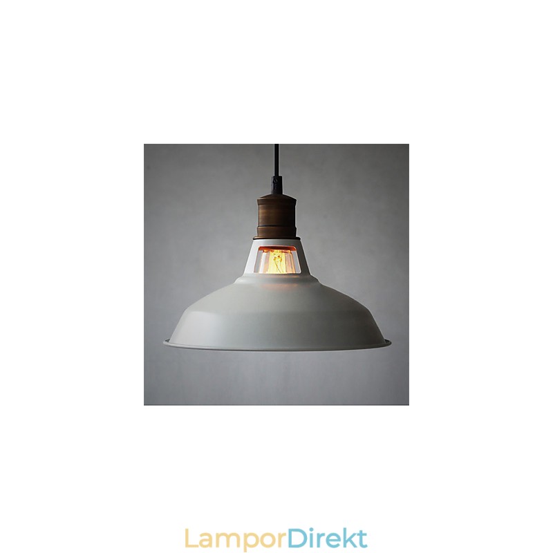 Industriell Vintagen Mini Metall Taklampa 1 Ljus Flerfärgad Tillval