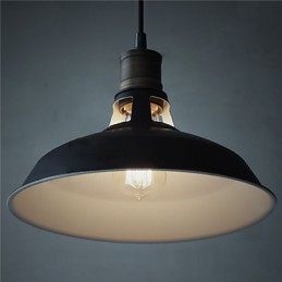 Industriell Vintagen Mini Metall Taklampa 1 Ljus Flerfärgad Tillval