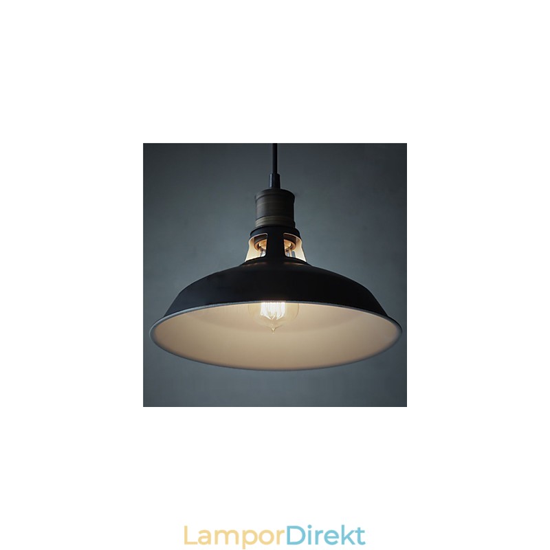 Industriell Vintagen Mini Metall Taklampa 1 Ljus Flerfärgad Tillval