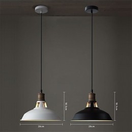 Industriell Vintagen Mini Metall Taklampa 1 Ljus Flerfärgad Tillval