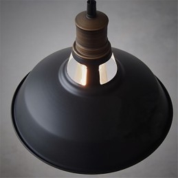 Industriell Vintagen Mini Metall Taklampa 1 Ljus Flerfärgad Tillval