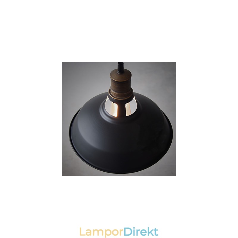 Industriell Vintagen Mini Metall Taklampa 1 Ljus Flerfärgad Tillval