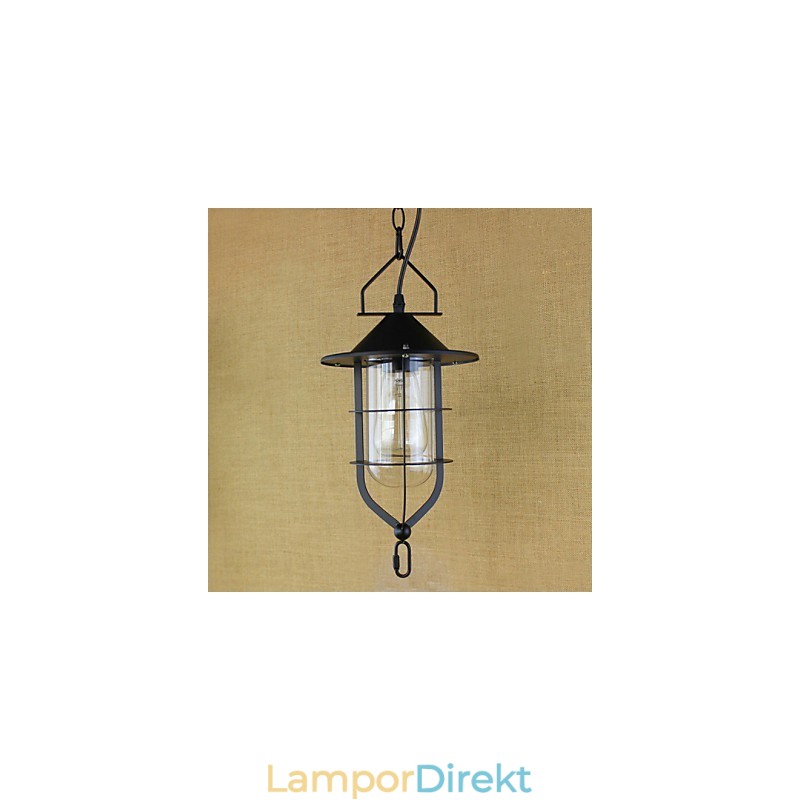 Amerikansk Retro Rustik Pastoral Lighting Light Industrial Pendellampa