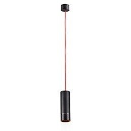 1 Ljus Mini Pendellampa Svartanodiserad Med Aluminium