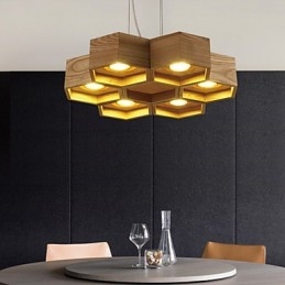 Pendellampor Country Wood Bamboo