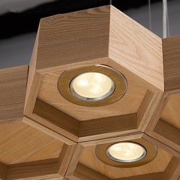 Pendellampor Country Wood Bamboo